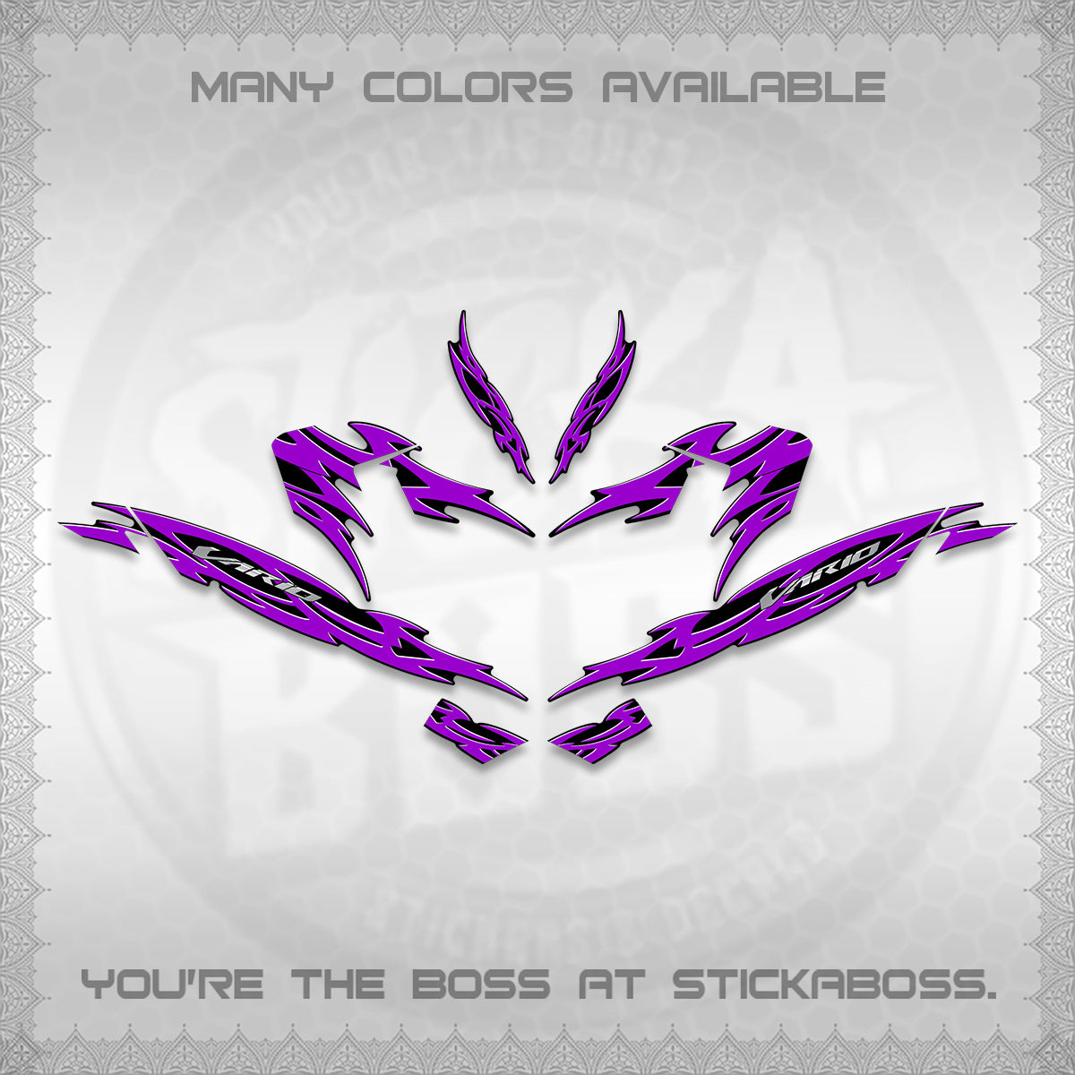 CLICK 125 V4 INDO VARIO DECALS (2026 NUSANTARA STRIPING) STICKER DECALS By STICKABOSS