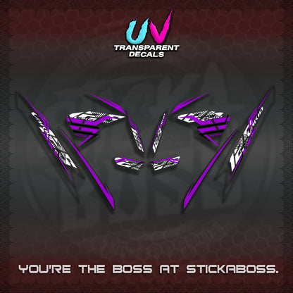 CLICK V2 VARIO UV TRANSPARENT DECALS (2026 SHARP LINES 01)STICKER DECALS By STICKABOSS