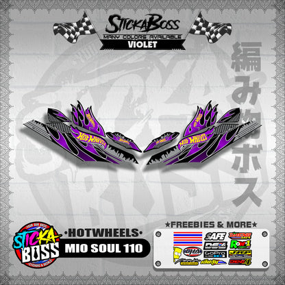 MIO SOUL 110 CARB OLD DECALS ( HOTWHEELS )【WITH FREEBIES】