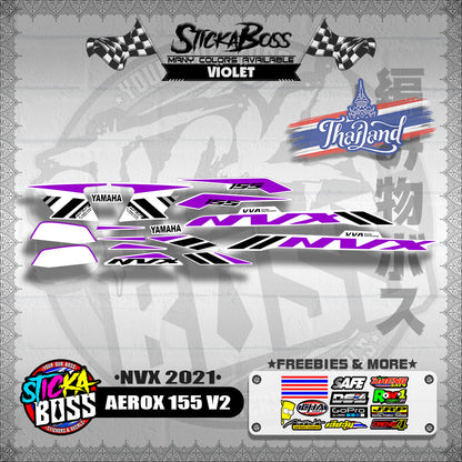 AEROX 155 V2 THAI DECALS ( NVX 2021 )【WITH FREEBIES】