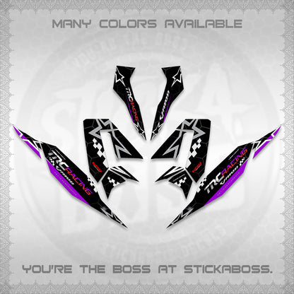 CLICK V4 DECALS (2026 TRC RACING DESIGN)STICKER DECALS By STICKABOSS