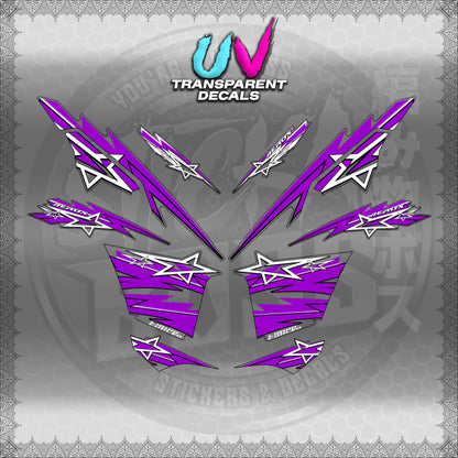 【PREMIUM UV PRINT】TRANSPARENT AEROX V3 ALPHA TURBO INDO (AV3STST01)【WITH FREEBIES】