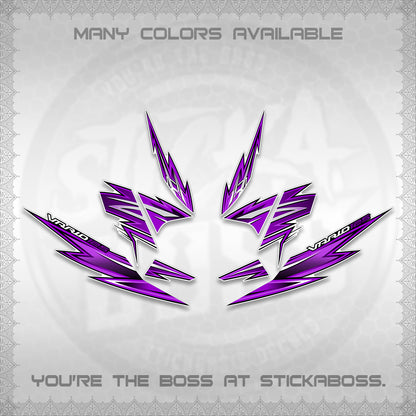 CLICK 125 V4 INDO VARIO FOR WHITE DECALS (2026 VANDOREN STYLE) STICKER DECALS By STICKABOSS