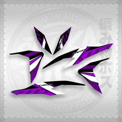 STICKER DECALS for CLICK V2 (CV2VA20MA) By STICKABOSS (SOFIE LAMINATED WATERPROOF)