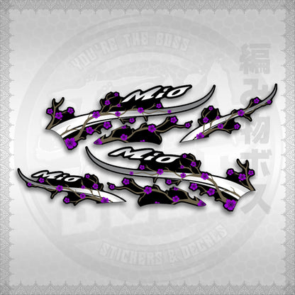 STICKER DECALS for MIO SPORTY (MSPSAXFL) By STICKABOSS (SOFIE LAMINATED WATERPROOF)