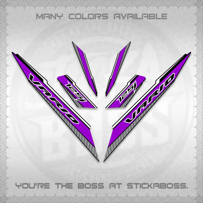 CLICK 125 V3 VARIO DECALS (2024 SV 12-A1 STYLE) STICKER DECALS By STICKABOSS