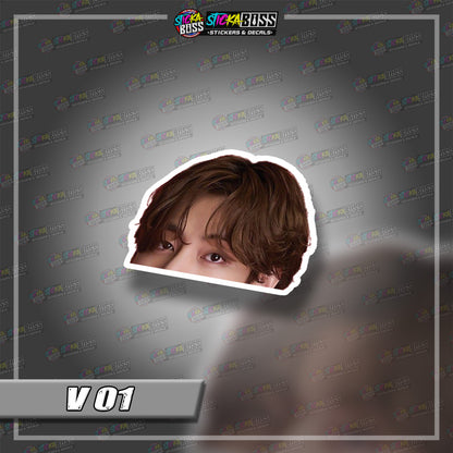 BTS |PEEKER STICKER【VINYL PRINTED】( LAMINATED / WATERPROOF )