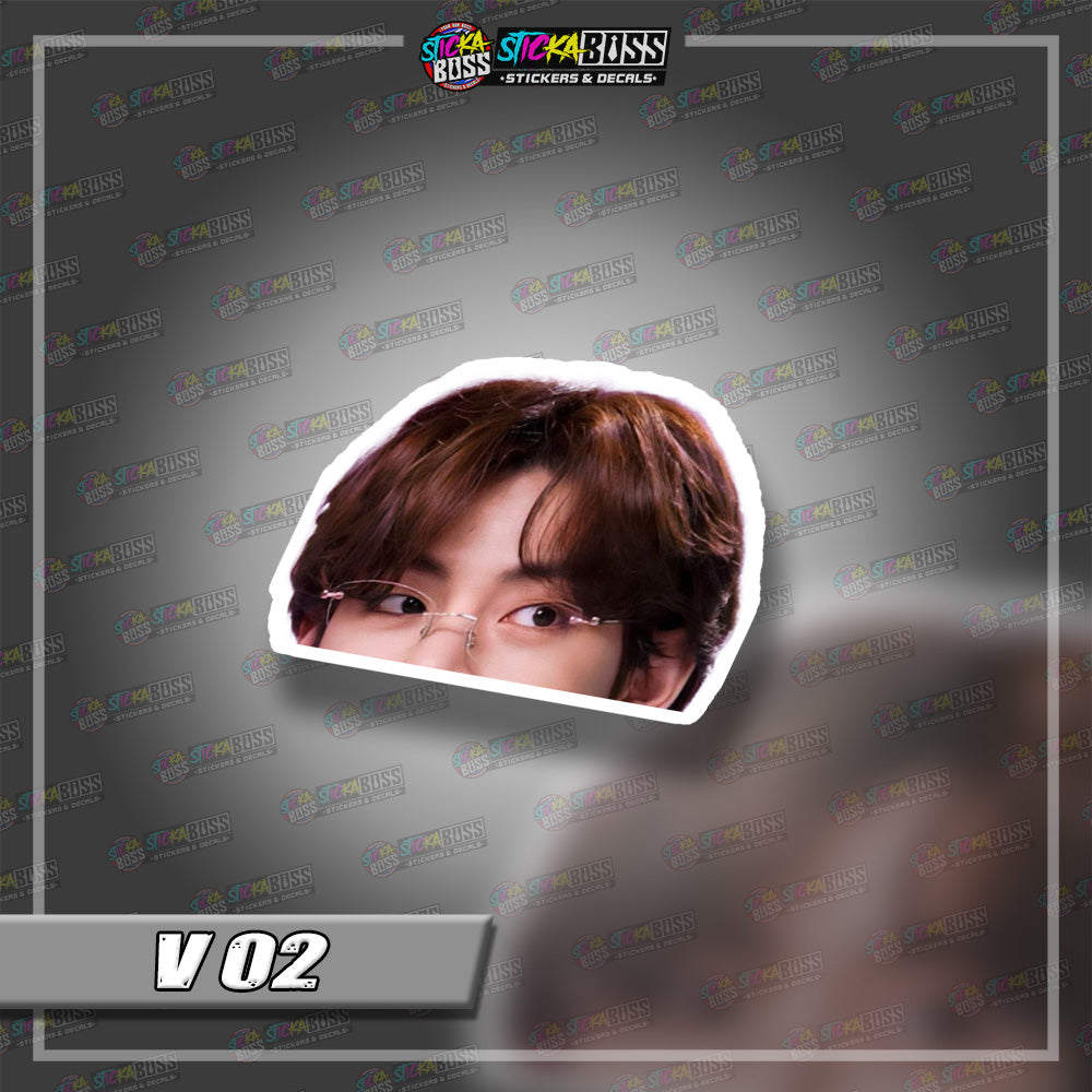 BTS |PEEKER STICKER【VINYL PRINTED】( LAMINATED / WATERPROOF )