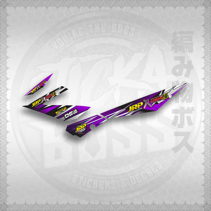 STICKER DECALS for Raider 150 Fi (RFIJRXDA) By STICKABOSS (SOFIE LAMINATED)