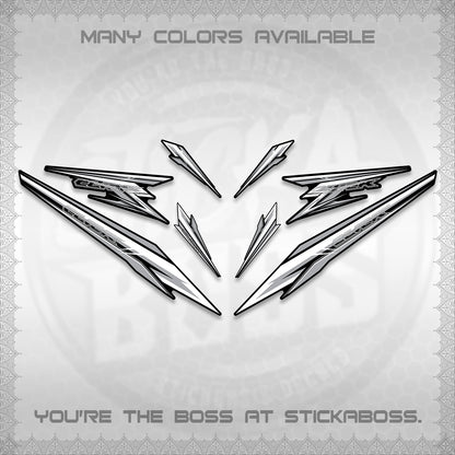 CLICK 160 DECALS(2026 SHARP 00-A1 DESIGN)STICKER DECALS By STICKABOSS