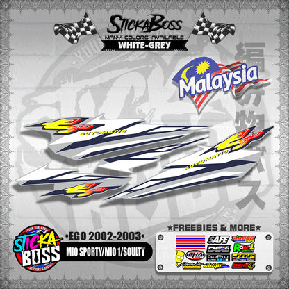 MIO SPORTY / MIO 1 / SOULTY DECALS ( EGO 2002-2003 )【WITH FREEBIES】