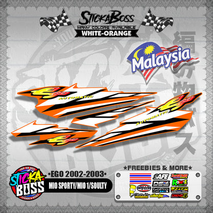 MIO SPORTY / MIO 1 / SOULTY DECALS ( EGO 2002-2003 )【WITH FREEBIES】