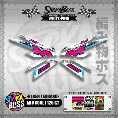 MIO SOUL I 125 GT DECALS ( KEREN TERBARU )【WITH FREEBIES】