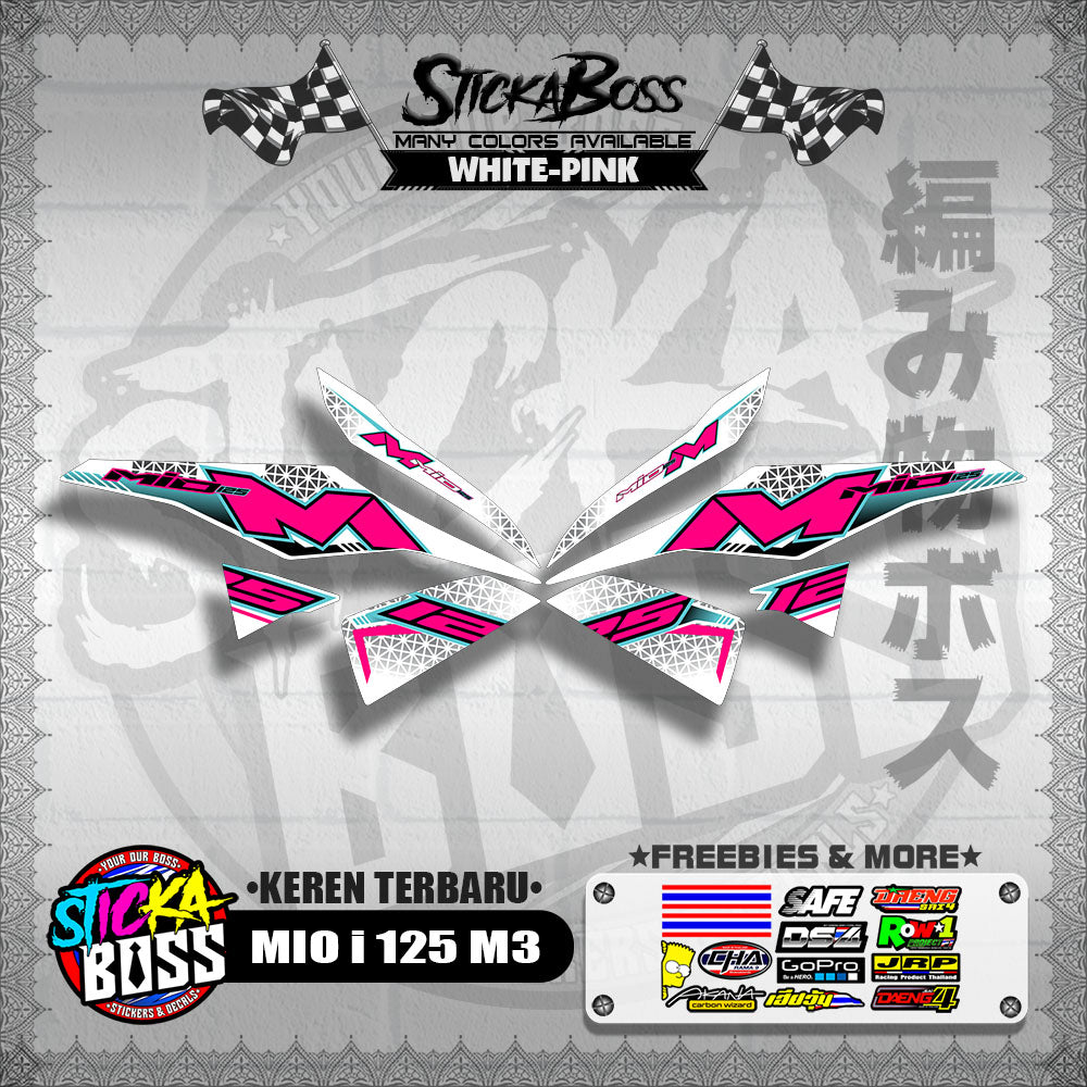 MIO i 125 M3 DECALS ( KEREN TERBARU )【WITH FREEBIES】