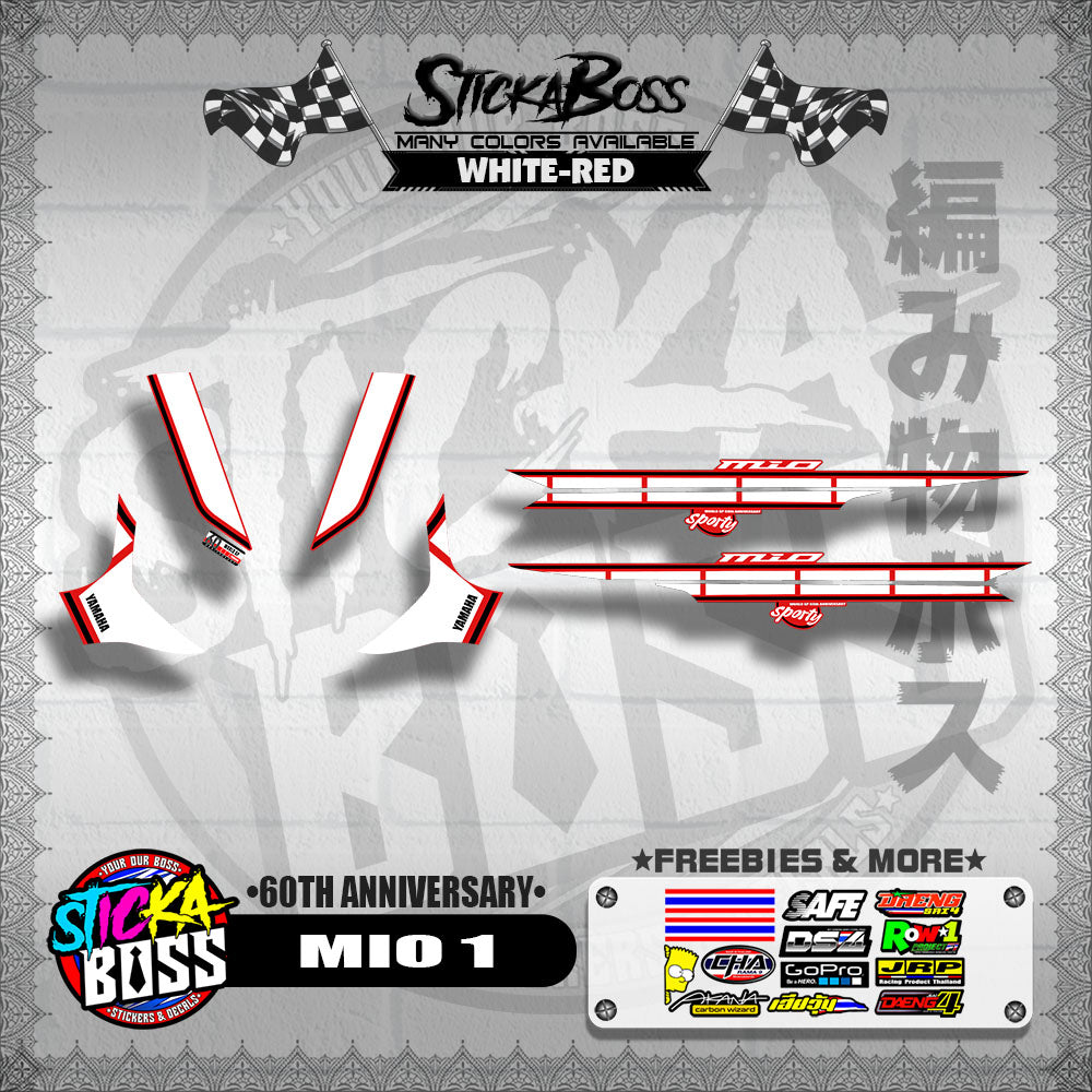 MIO 1 DECALS ( 60TH ANNIVERSARY )【WITH FREEBIES】