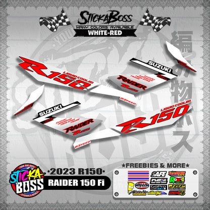 RAIDER 150 Fi DECALS ( 2023 R150 )【WITH FREEBIES】