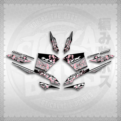 STICKER DECALS for AEROX V3 ALPHA TURBO INDO-MALAYSIAN (AV3SAIN) By STICKABOSS (SOFIE LAMINATED WATERPROOF)