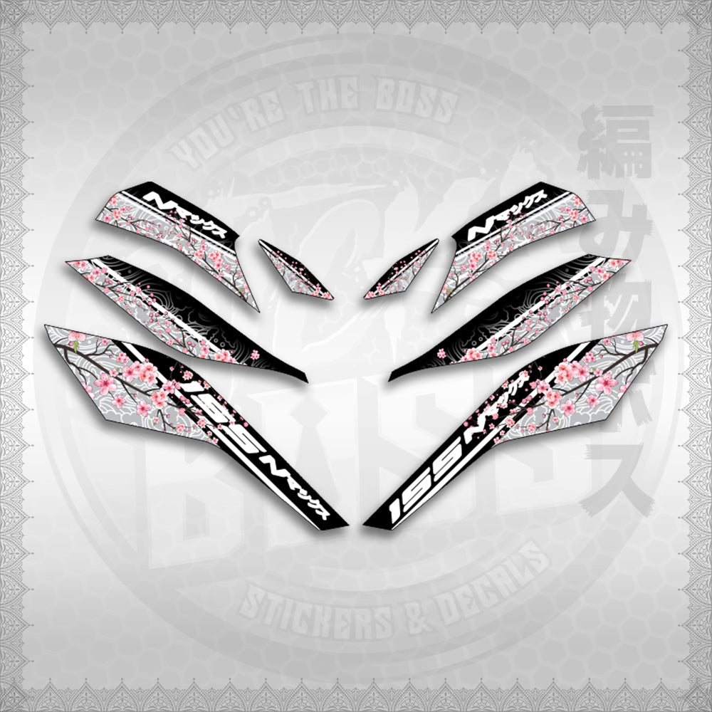 STICKER DECALS for NMAX V3 TURBO INDO (NV3SAIN) By STICKABOSS (SOFIE LAMINATED WATERPROOF)