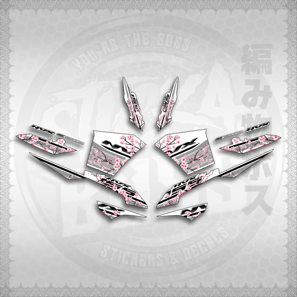 STICKER DECALS for AEROX V3 ALPHA TURBO INDO-MALAYSIAN (AV3SAIN) By STICKABOSS (SOFIE LAMINATED WATERPROOF)