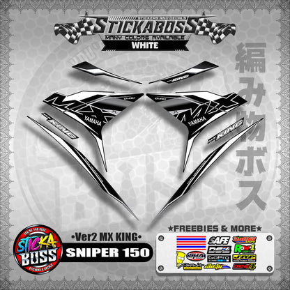 SNIPER 150 DECALS ( Ver2 MX KING )【WITH FREEBIES】MALAYSIAN CONCEPT/Y15ZR/EXCITER 150