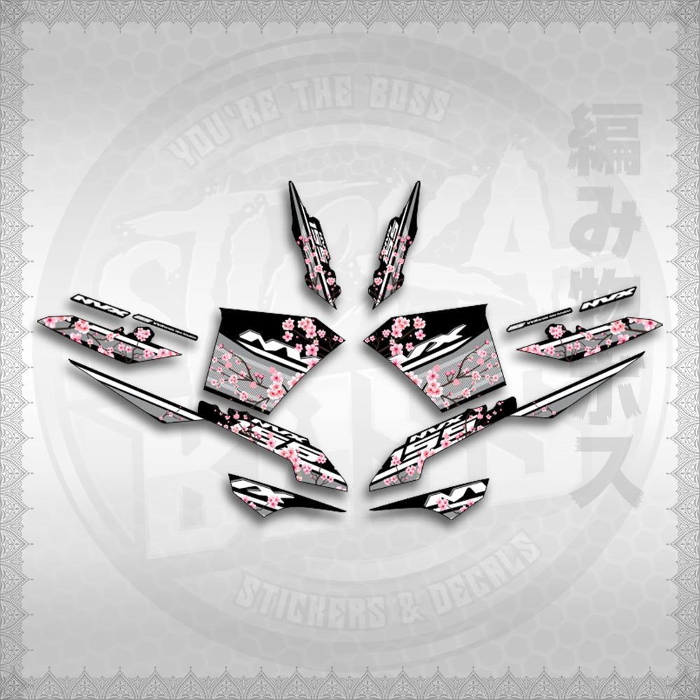 STICKER DECALS for AEROX V3 ALPHA TURBO INDO-MALAYSIAN (AV3SAIN) By STICKABOSS (SOFIE LAMINATED WATERPROOF)