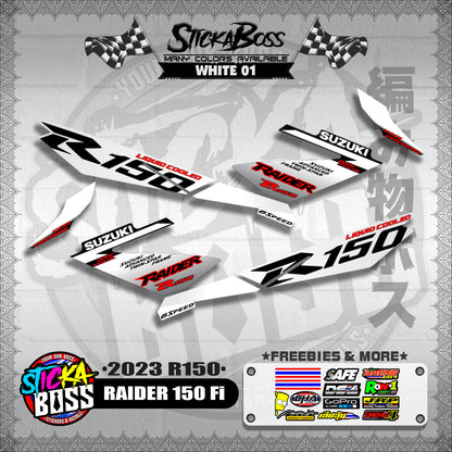 RAIDER 150 Fi DECALS ( 2023 R150 )【WITH FREEBIES】