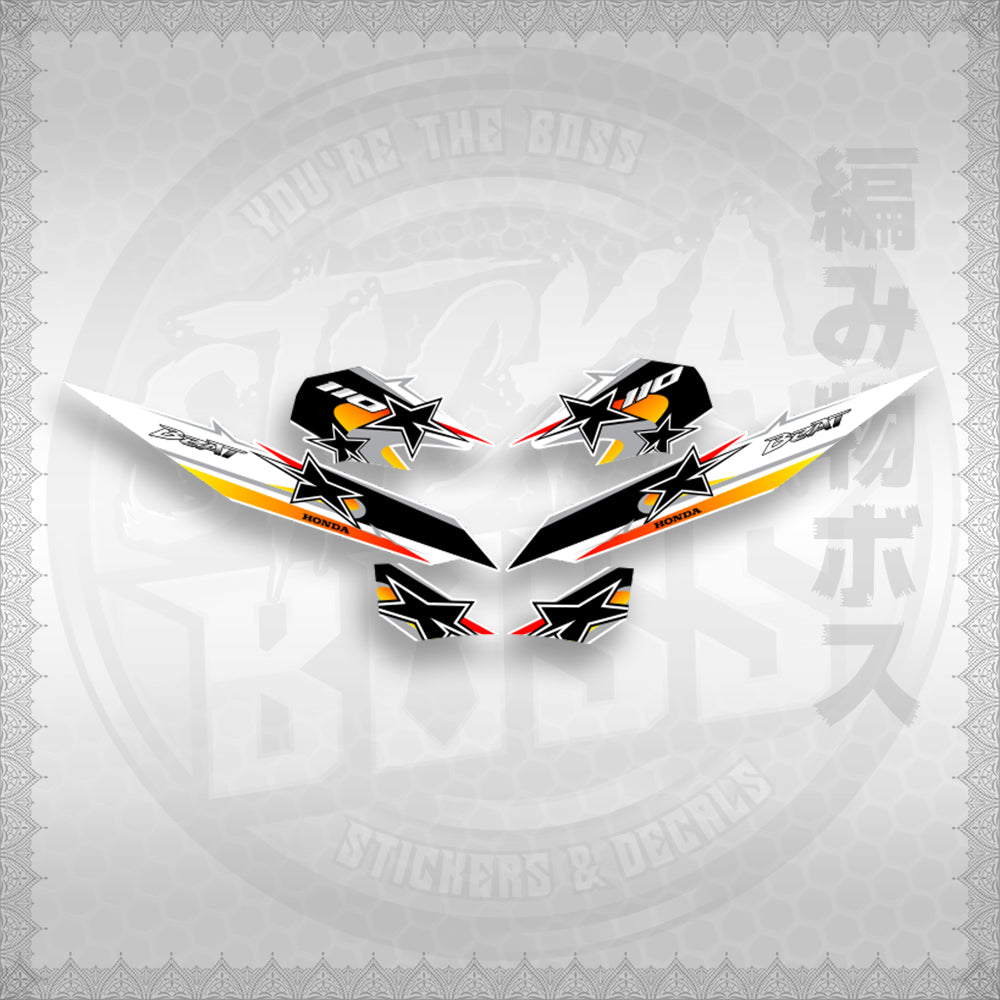 BEAT Fi V2 INDO CONCEPT ( TERBARU MOTIF ) STICKER DECALS By STICKABOSS