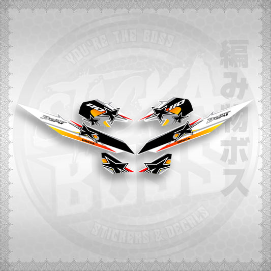 BEAT Fi V2 INDO CONCEPT ( TERBARU MOTIF ) STICKER DECALS By STICKABOSS