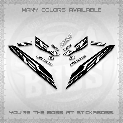 CLICK V3 VARIO DECALS (2026 V3E 001 DESIGN)STICKER DECALS By STICKABOSS