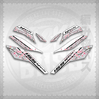 STICKER DECALS for NMAX V3 TURBO INDO (NV3SAIN) By STICKABOSS (SOFIE LAMINATED WATERPROOF)