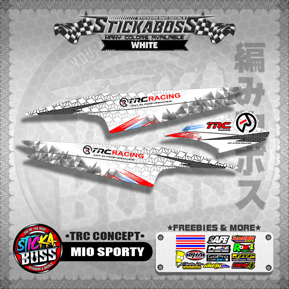 MIO SPORTY STICKER DECALS ( TRC CONCEPT )【WITH FREEBIES】