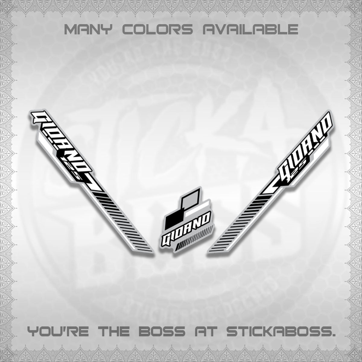 GIORNO DECALS (2026 RACING CAR  PATTERN)STICKER DECALS BY STICKABOSS
