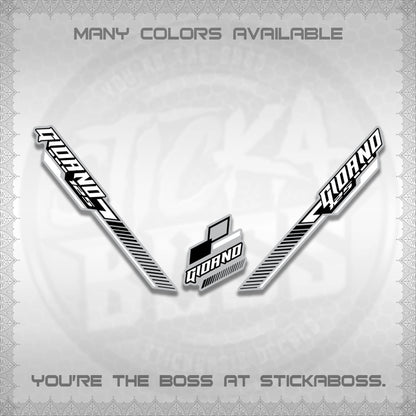 GIORNO DECALS (2026 RACING CAR  PATTERN)STICKER DECALS BY STICKABOSS