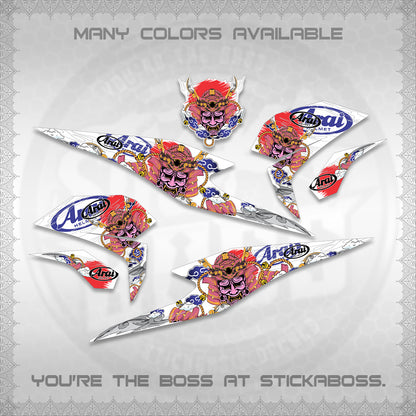 BEAT FI INDO DECALS (2026 NEW SAMURAI MOTIF) STICKER KITS BY STICKABOSS
