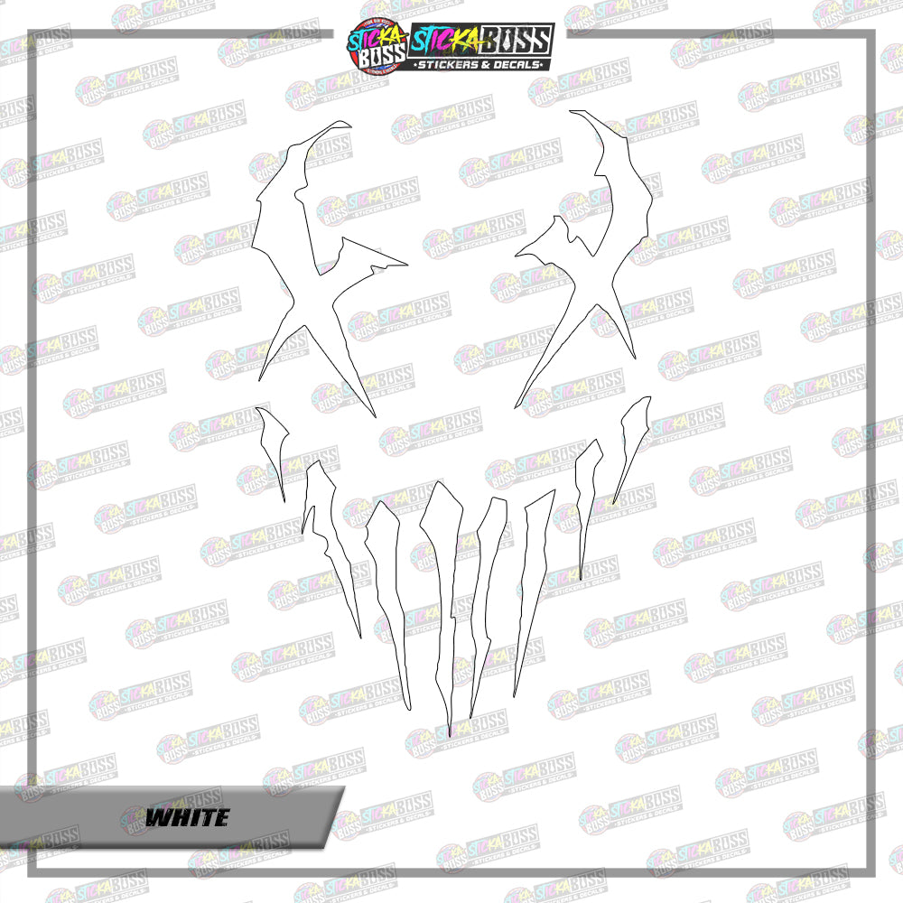 GHOST CLAW  ( VINYL CUT-OUT STICKER DECALS )【Stickaboss】