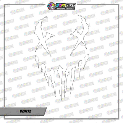 GHOST CLAW  ( VINYL CUT-OUT STICKER DECALS )【Stickaboss】
