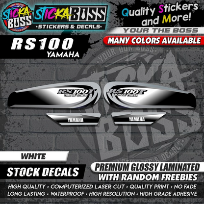 RS100 STOCK DECALS【WITH FREEBIES】