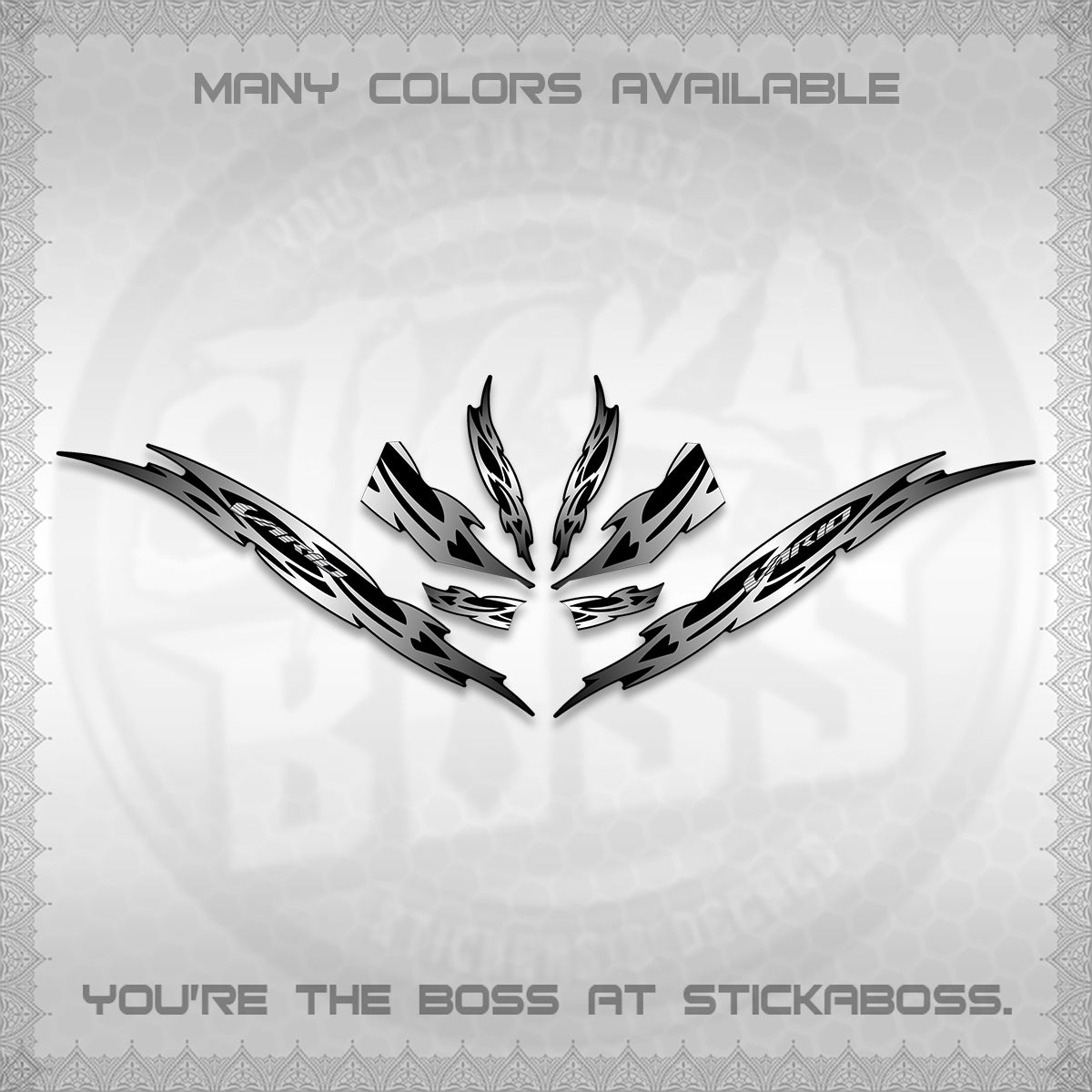 CLICK 125 V3 INDO VARIO DECALS (2026 NUSANTARA STRIPING) STICKER DECALS By STICKABOSS