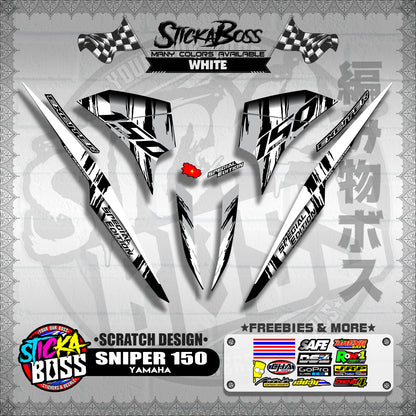 SNIPER 150 VIETNAM DECALS ( SCRATCH DESIGN )【WITH FREEBIES】