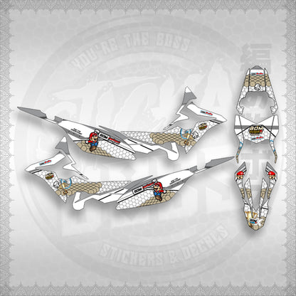 STICKER DECALS for XRM 125 FI FULL DECALS (X125FBORA) By STICKABOSS (SOFIE LAMINATED WATERPROOF)