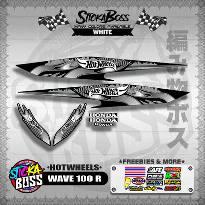 WAVE 100 R 2018 DECALS ( HOTWHEELS )【WITH FREEBIES】