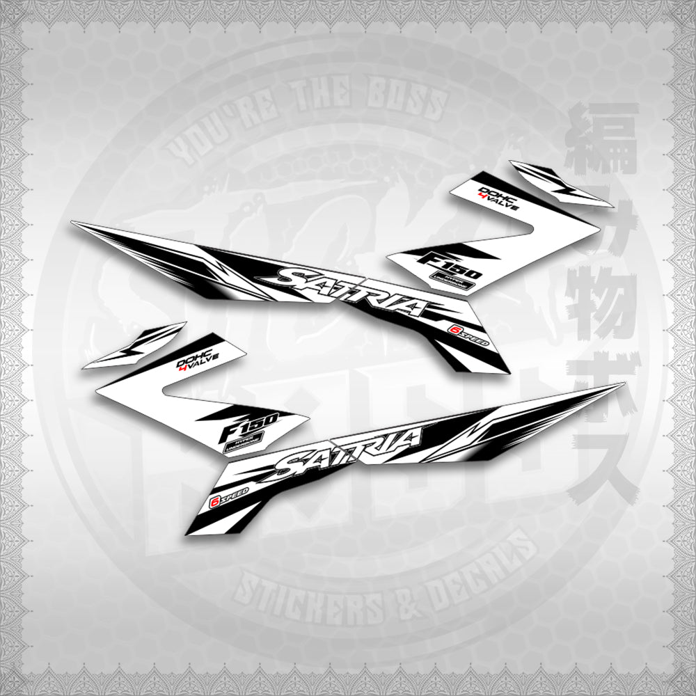 STICKER DECALS for RAIDER 150 FI THAI (RFISATH02DE) By STICKABOSS (SOFIE LAMINATED WATERPROOF)