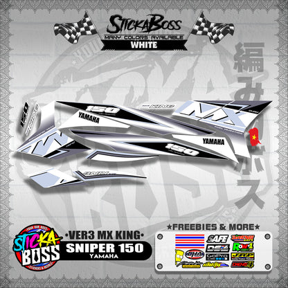 SNIPER 150 DECALS ( VER3 MX KING )【WITH FREEBIES】