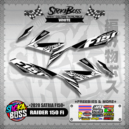 RAIDER 150 Fi DECALS ( 2020 SATRIA F150 )【WITH FREEBIES】