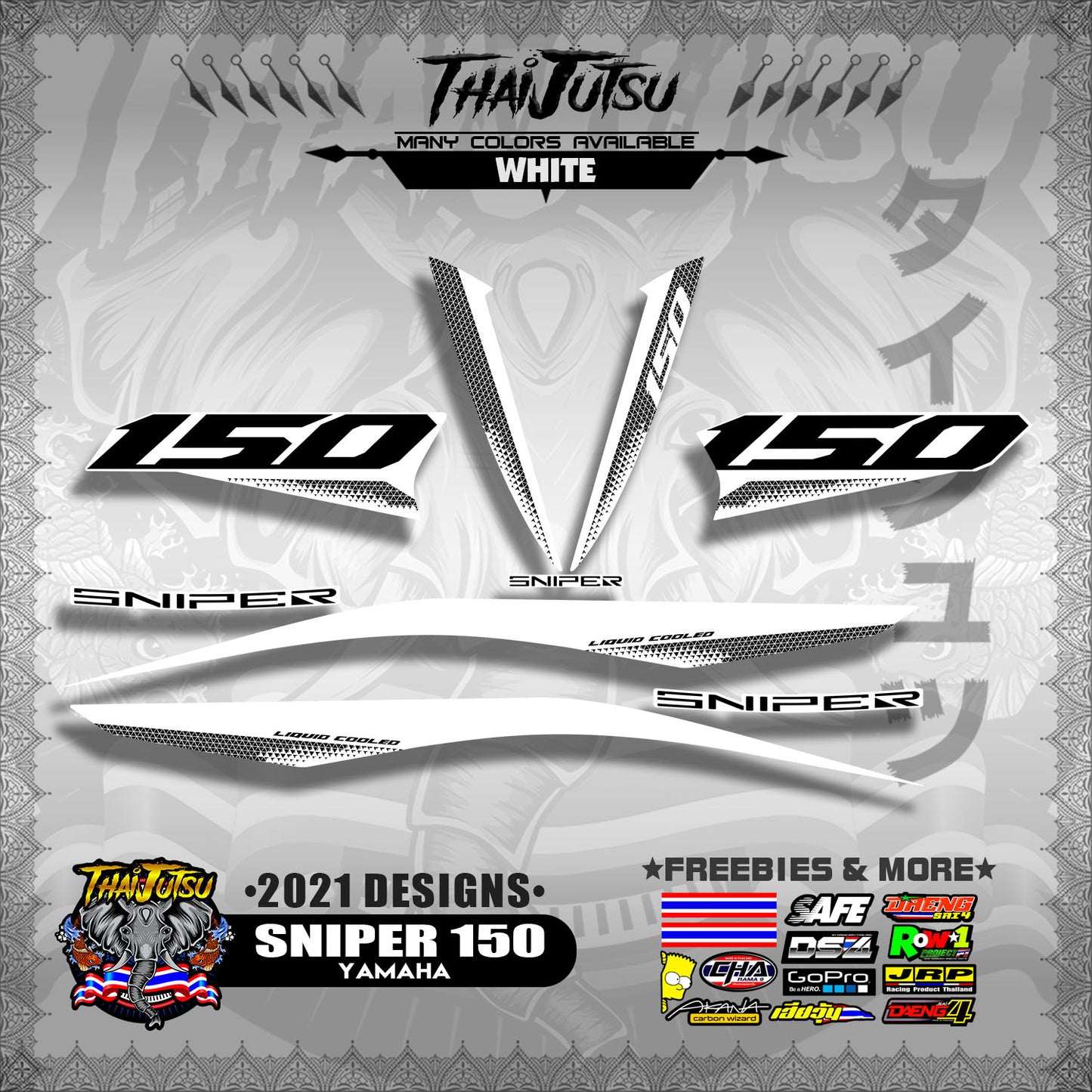 SNIPER 150 DECALS ( 2021 DESIGNS )【WITH FREEBIES】