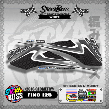 FINO 125 DECALS ( 2016 GEOMETRY )【WITH FREEBIES】