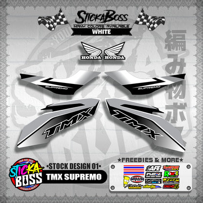 TMX SUPREMO DECALS  ( STOCK DESIGN 01 ) 【WITH FREEBIES】