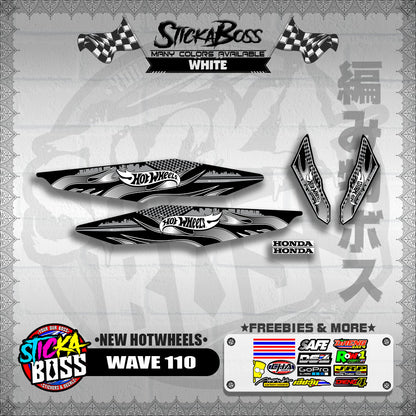 WAVE 110 DECALS ( NEW HOTWHEELS)【WITH FREEBIES】