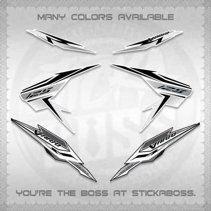 CLICK V2 VARIO DECALS (ATLAS APPOLO) STICKER DECALS By STICKABOSS