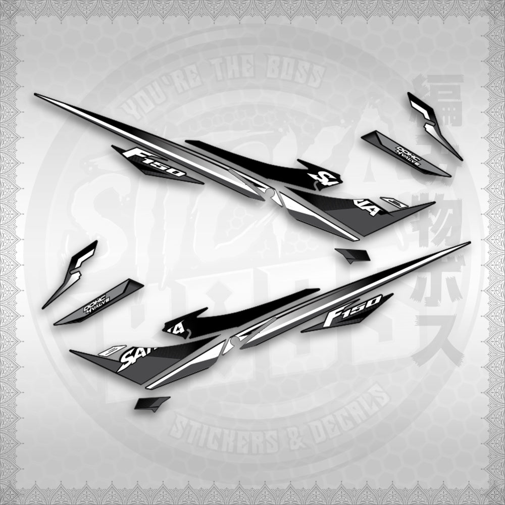 STICKER DECALS for RAIDER 150 REBORN CARB(RRCSATHDE)By STICKABOSS(SOFIE LAMINATED WATERPROOF)
